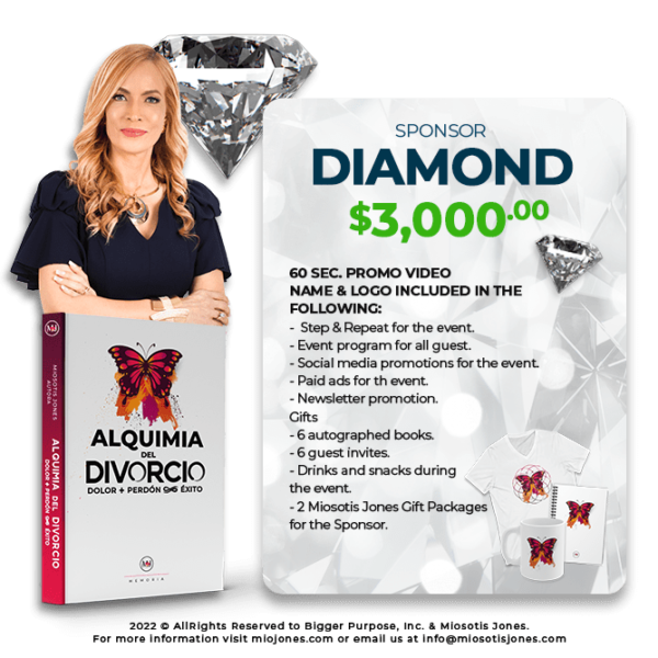 Miosotis Jones Book Launch Sponsor Diamond